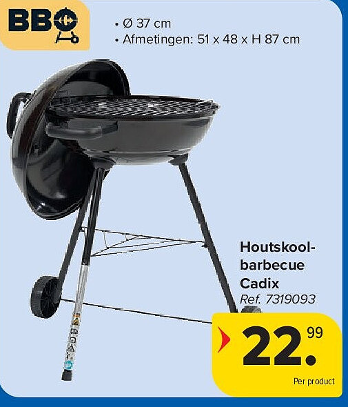 Houtskoolbarbecue Cadix