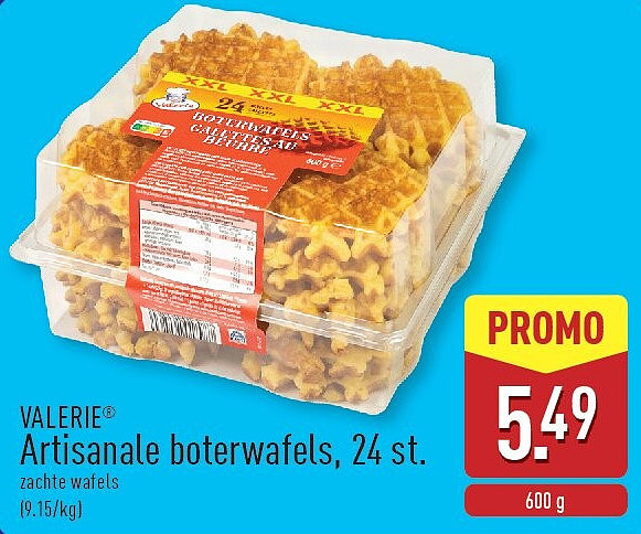 Artisanale boterwafels, 24st.