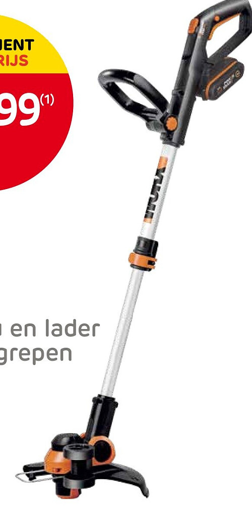 Grastrimmer op accu WG163E.2
