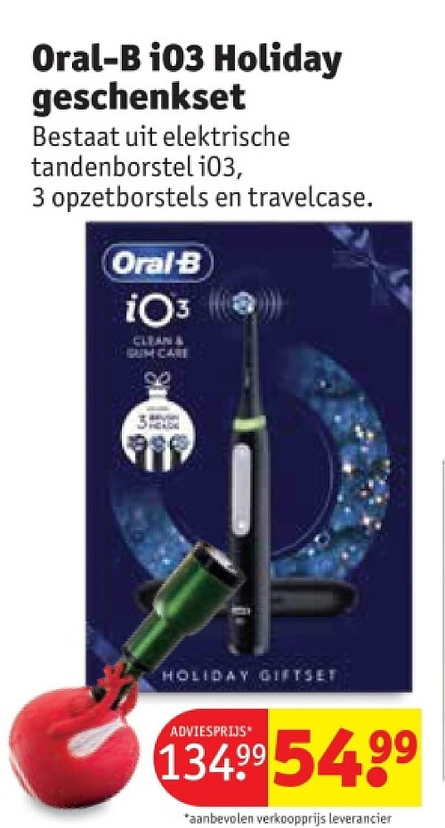 Oral-B iO3 Holiday geschenkset