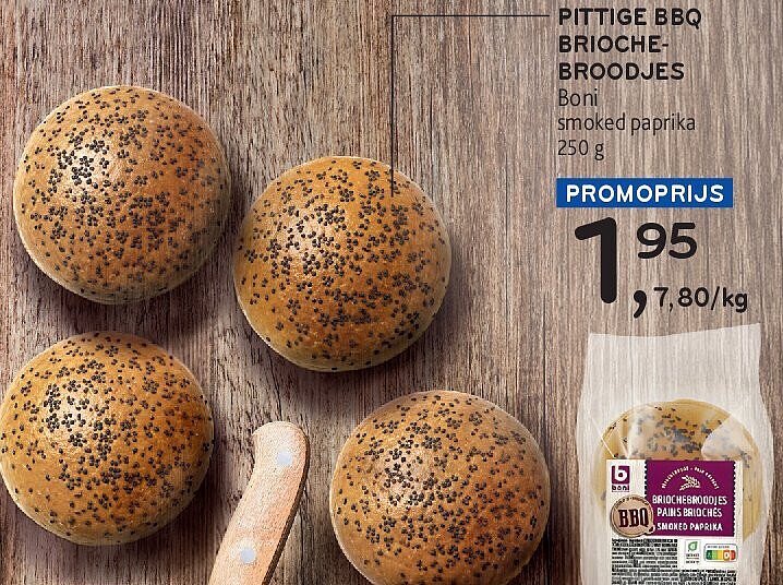 PITTIGE BBQ BRIOCHEBROODJES
