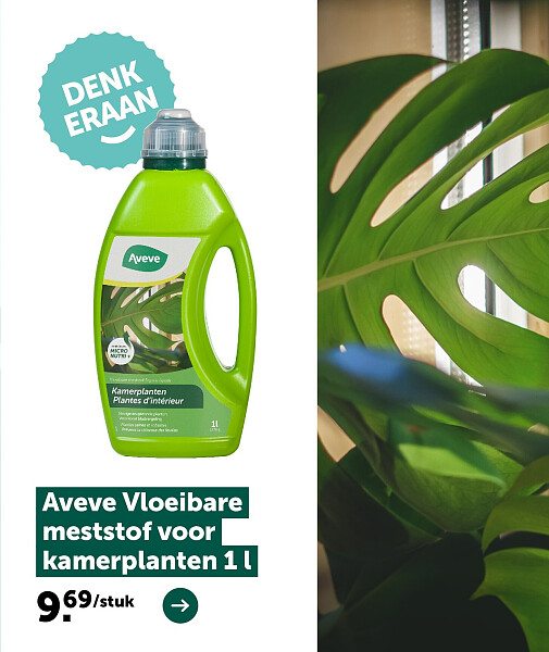 Aveve Vloeibare meststof voor kamerplanten 1 l