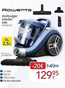 Rowenta Stofzuiger zonder zak RO4B31EA