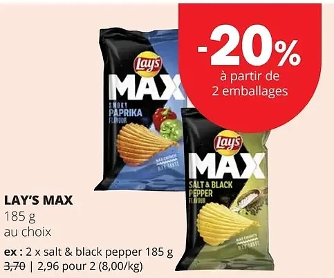 LAY'S MAX 185 g