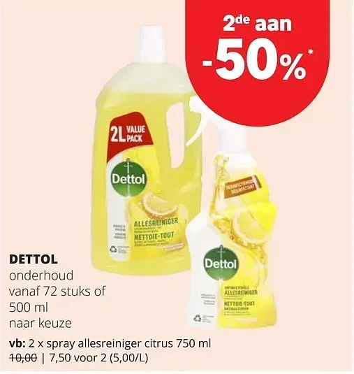 DETTOL spray allesreiniger citrus 750 ml