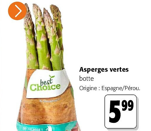 Asperges vertes