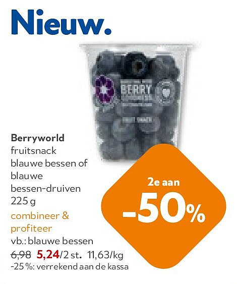 Berryworld blauwe bessen