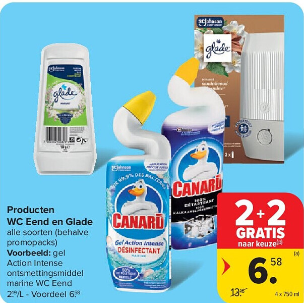 Producten WC Eend en Glade