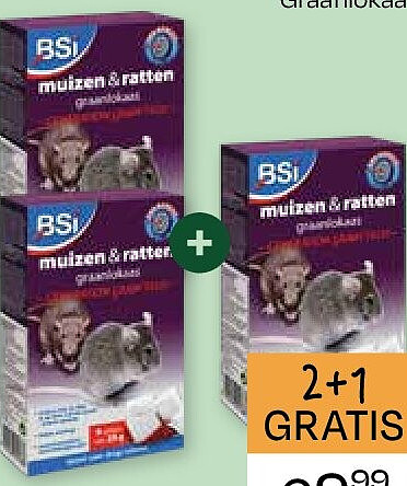 BSI Muizen & Ratten granolokaas