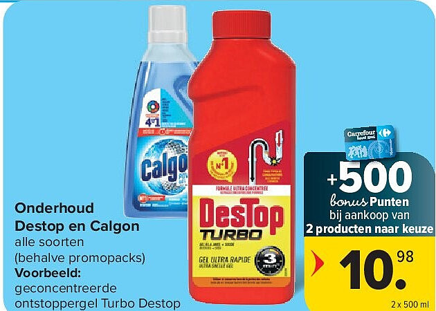Onderhoud Destop en Calgon