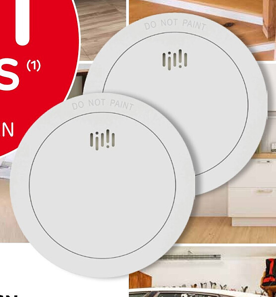 Set van 2 rookdetectoren Design