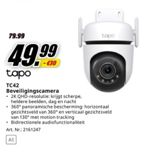 tapo TC42 Beveiligingscamera