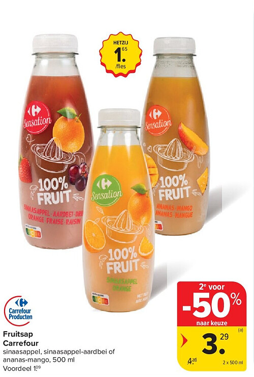 Fruitsap Carrefour