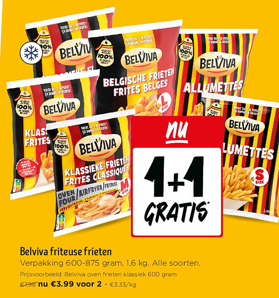 Belviva friteuse frieten