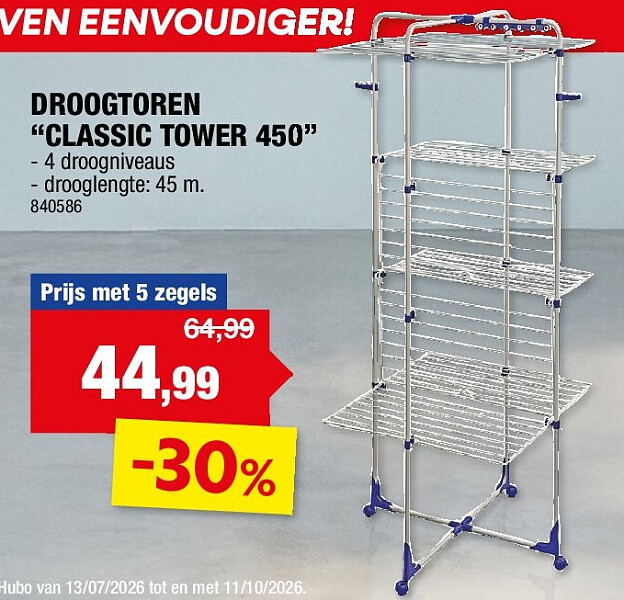 DROOGTOREN “CLASSIC TOWER 450”