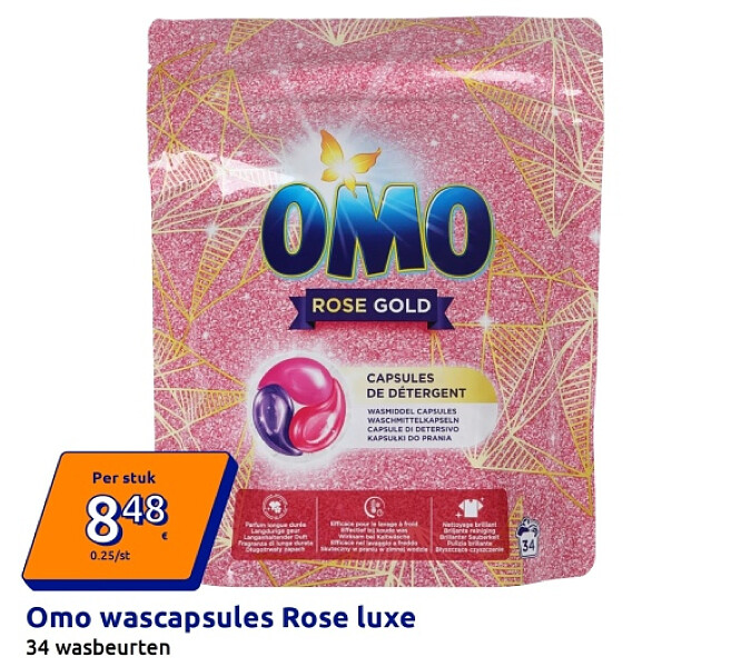Omo wascapsules Rose luxe