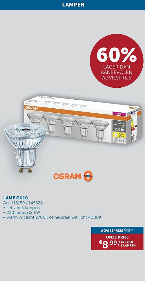 LAMP GU10