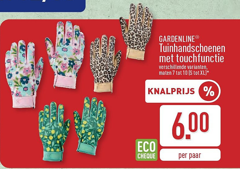 Tuinhandschoenen met touchfunctie