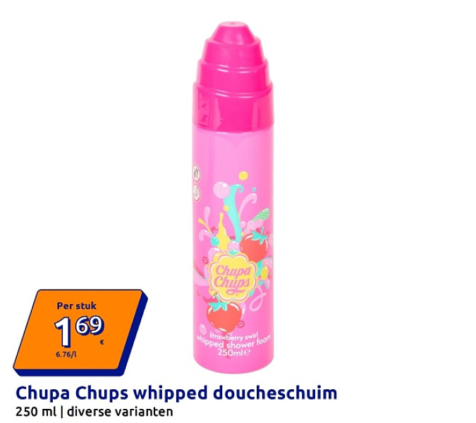 Chupa Chups whipped doucheschuim