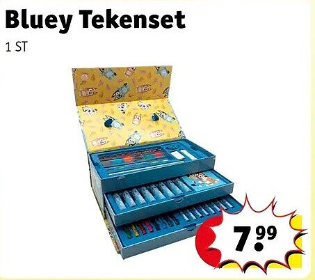 Bluey Tekenset