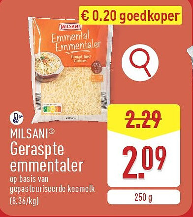 Geraspte emmentaler