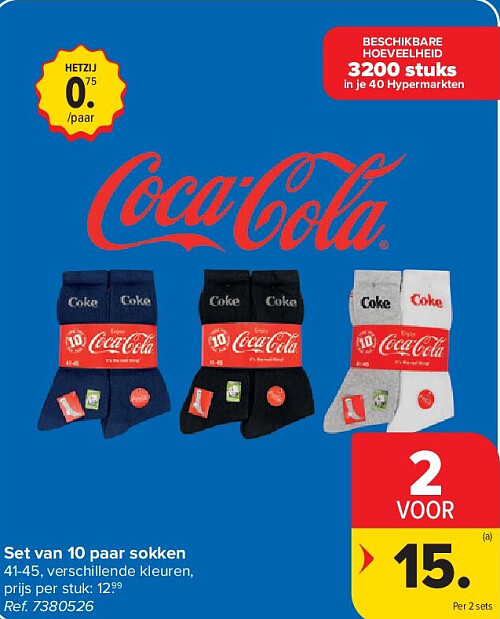 Set van 10 paar sokken
