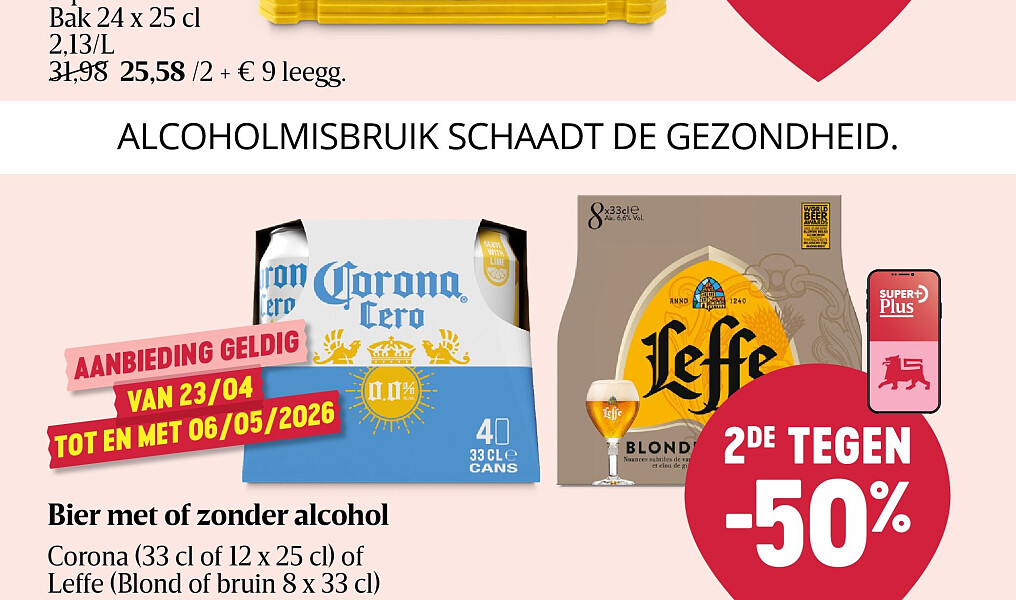 Bier met of zonder alcohol