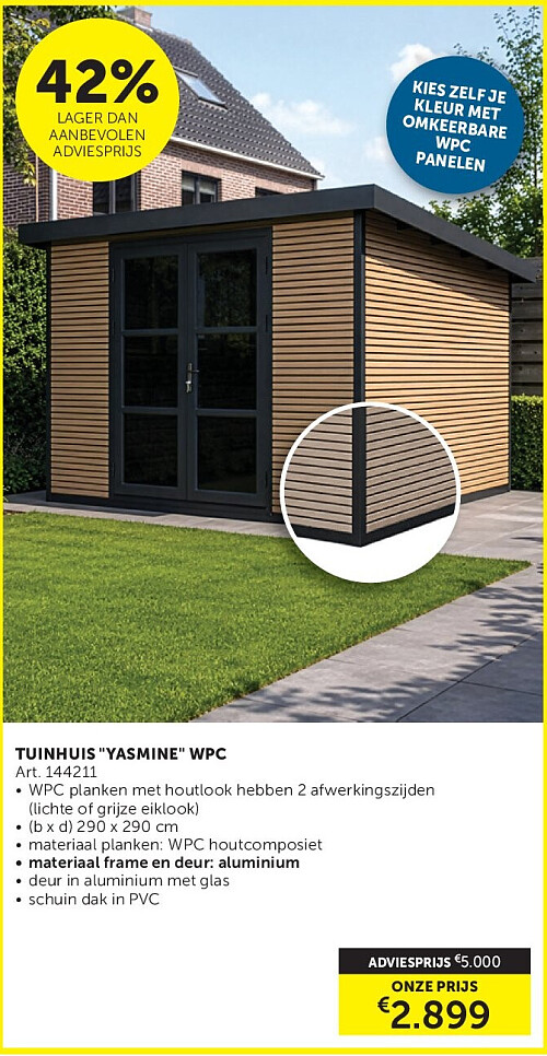 TUINHUIS "YASMINE" WPC