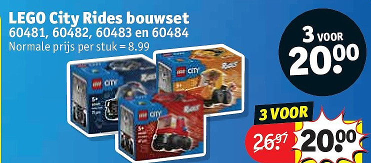 LEGO City Rides bouwset