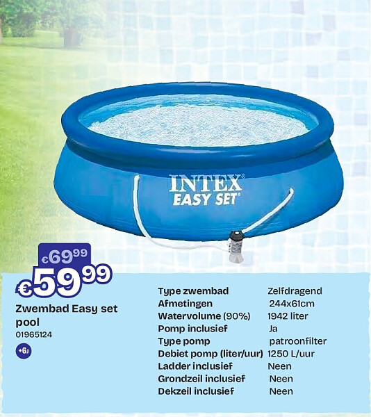 Zwembad Easy set pool