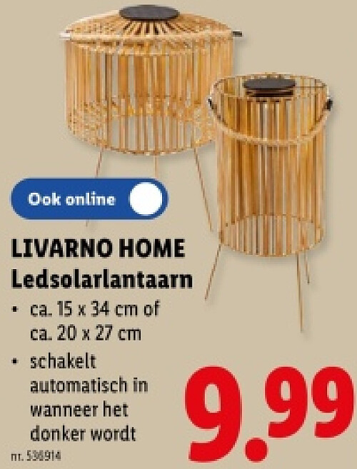 Ledsolarlantaarn