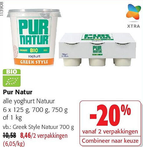 Pur Natur Greek Style Natuur 700 g