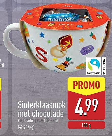 Sinterklaasmok met chocolade