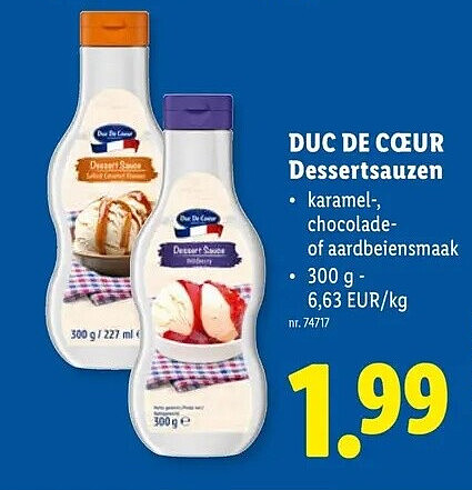 Dessertsauzen