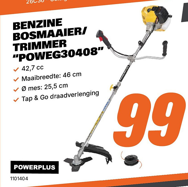 BENZINE BOSMAAIER/ TRIMMER “POWEG30408”