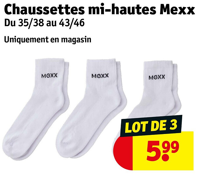 Chaussettes mi-hautes Mexx
