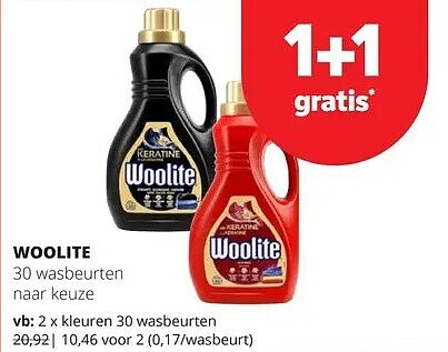 WOOLITE kleuren 30 wasbeurten