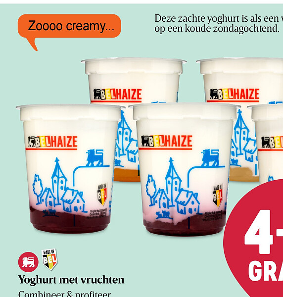 Yoghurt met vruchten