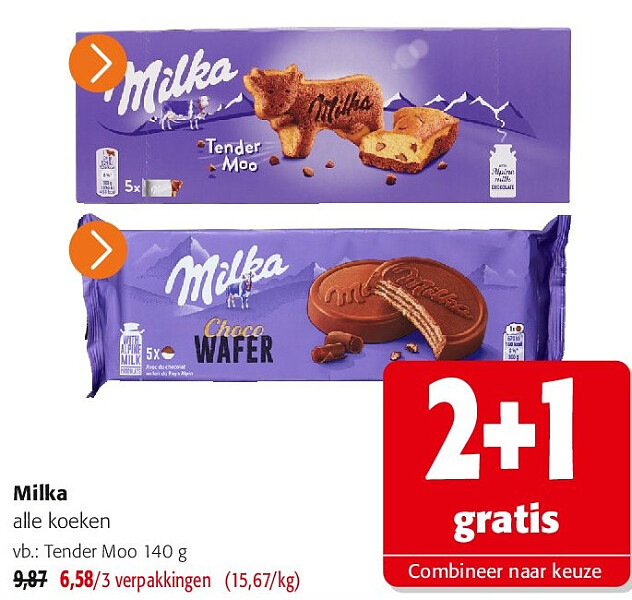 Milka alle koeken
