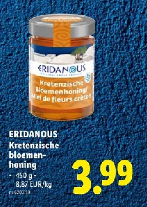 Kretenzische bloemen' honing