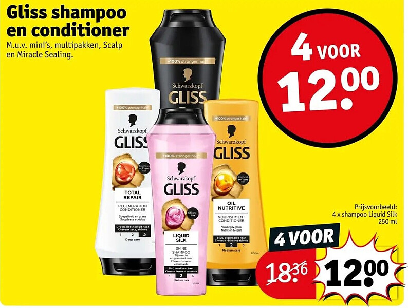 Gliss shampoo en conditioner