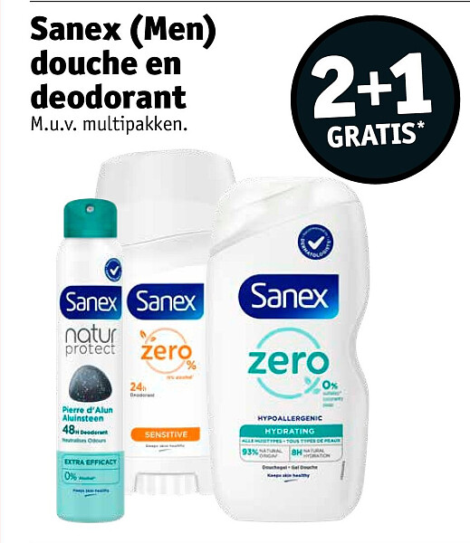 Sanex (Men) douche en deodorant