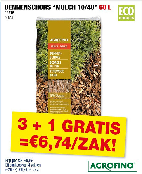 DENNENSCHORS “MULCH 10/40” 60 L