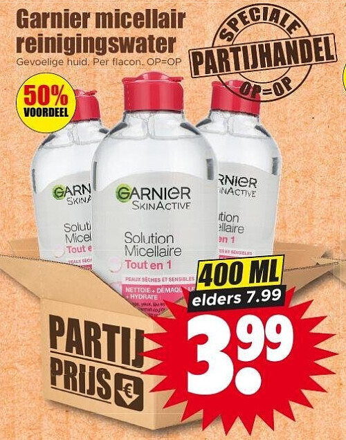Garnier micellair reinigingswater
