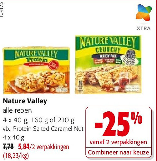 Nature Valley Protein Salted Caramel Nut 4 x 40 g