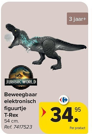 Beweegbaar elektronisch fi guurtje T-Rex