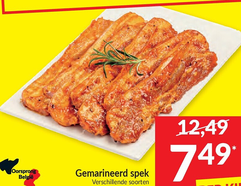 Gemarineerd spek