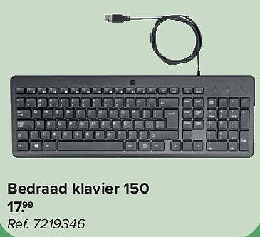 Bedraad klavier 150