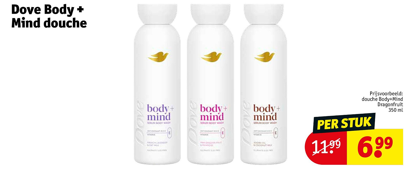 Dove Body + Mind douche