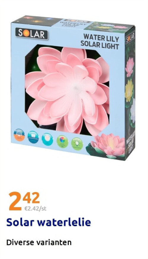 Solar waterlelie
